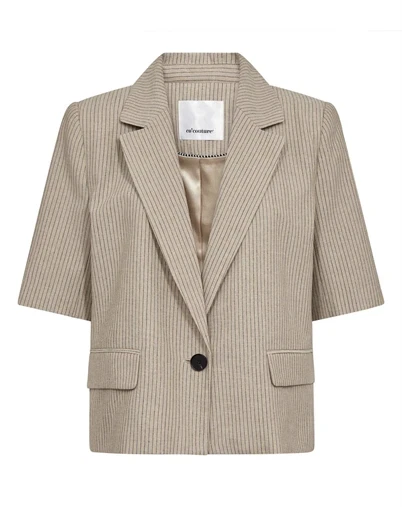 Co Couture - Nadine CC Kortærmet Blazer - Bisquit